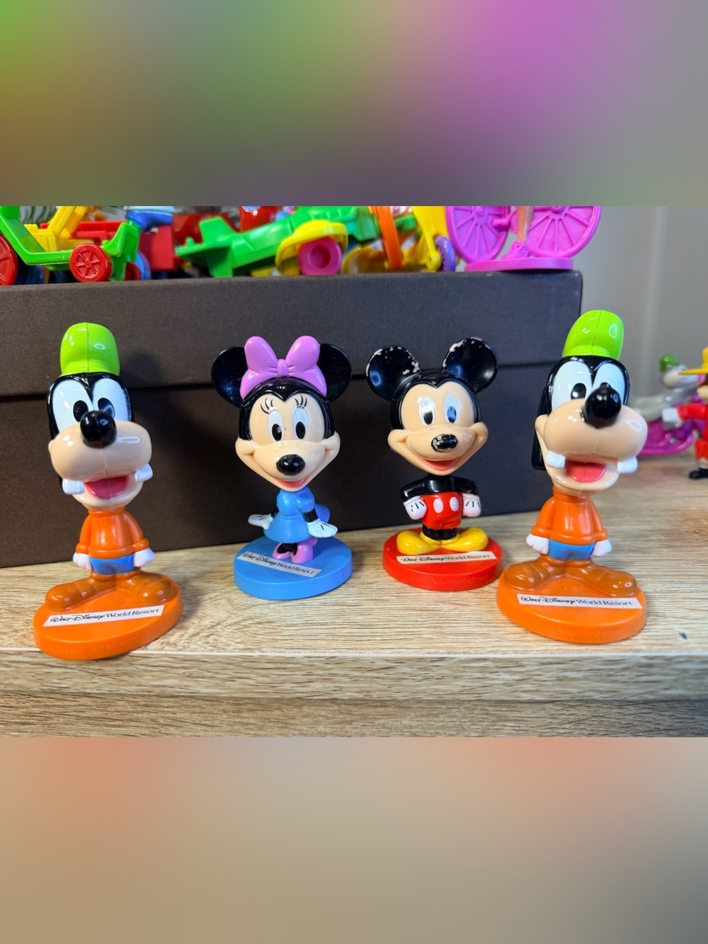 Vintage - 2002 Kellogg's - Disney Bubblehead - Mickey - Minnie - Goofy